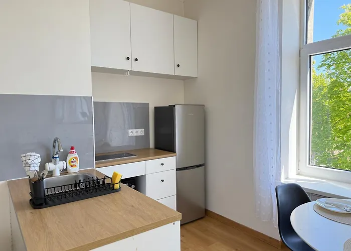 Apartment Light&linen Nest With Free Backyard Parking - Near Old Town!