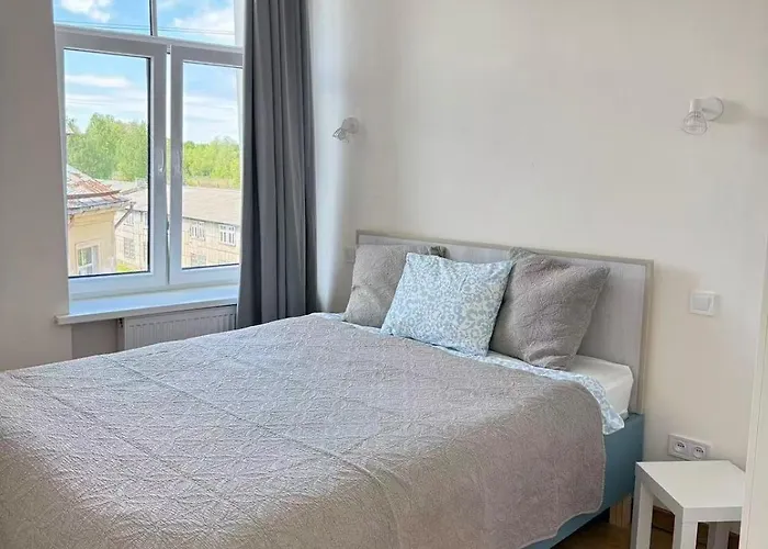 Light&linen Nest With Free Backyard Parking - Near Old Town! Riga